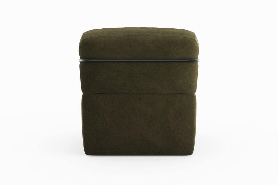 Valencia Arianna Velvet Fabric Accent Chair, Dark Green