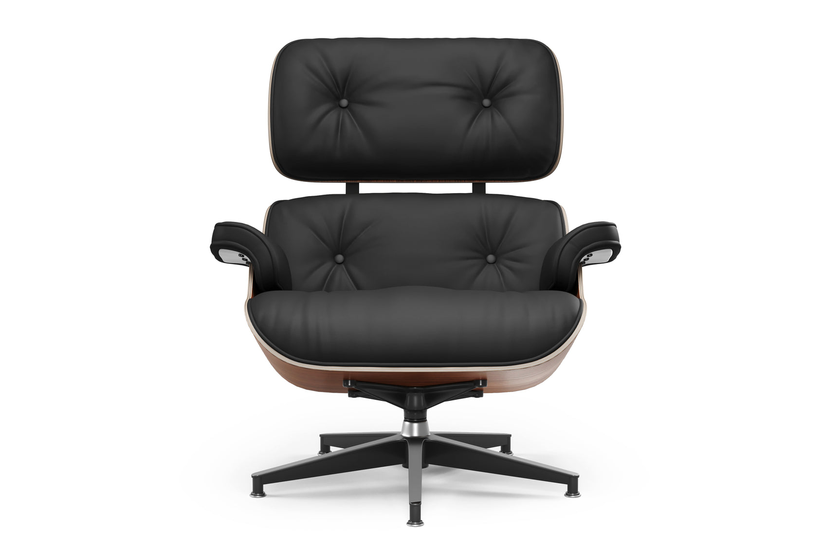 Armoni Eames Replica Leather Chair & Ottoman