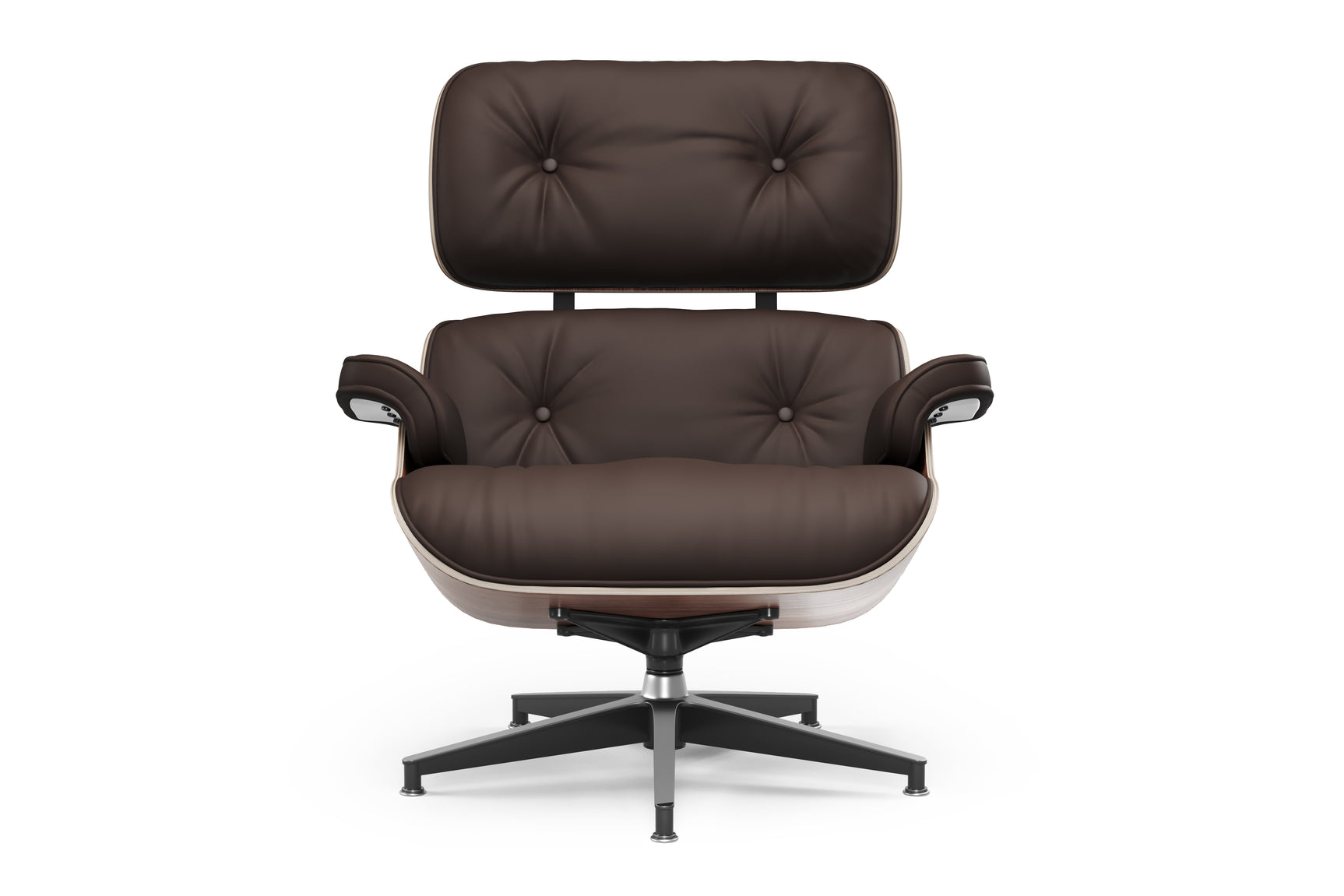 Armoni Eames Replica Leather Chair & Ottoman