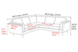 Artisan Leather Corner Sectional Lounge