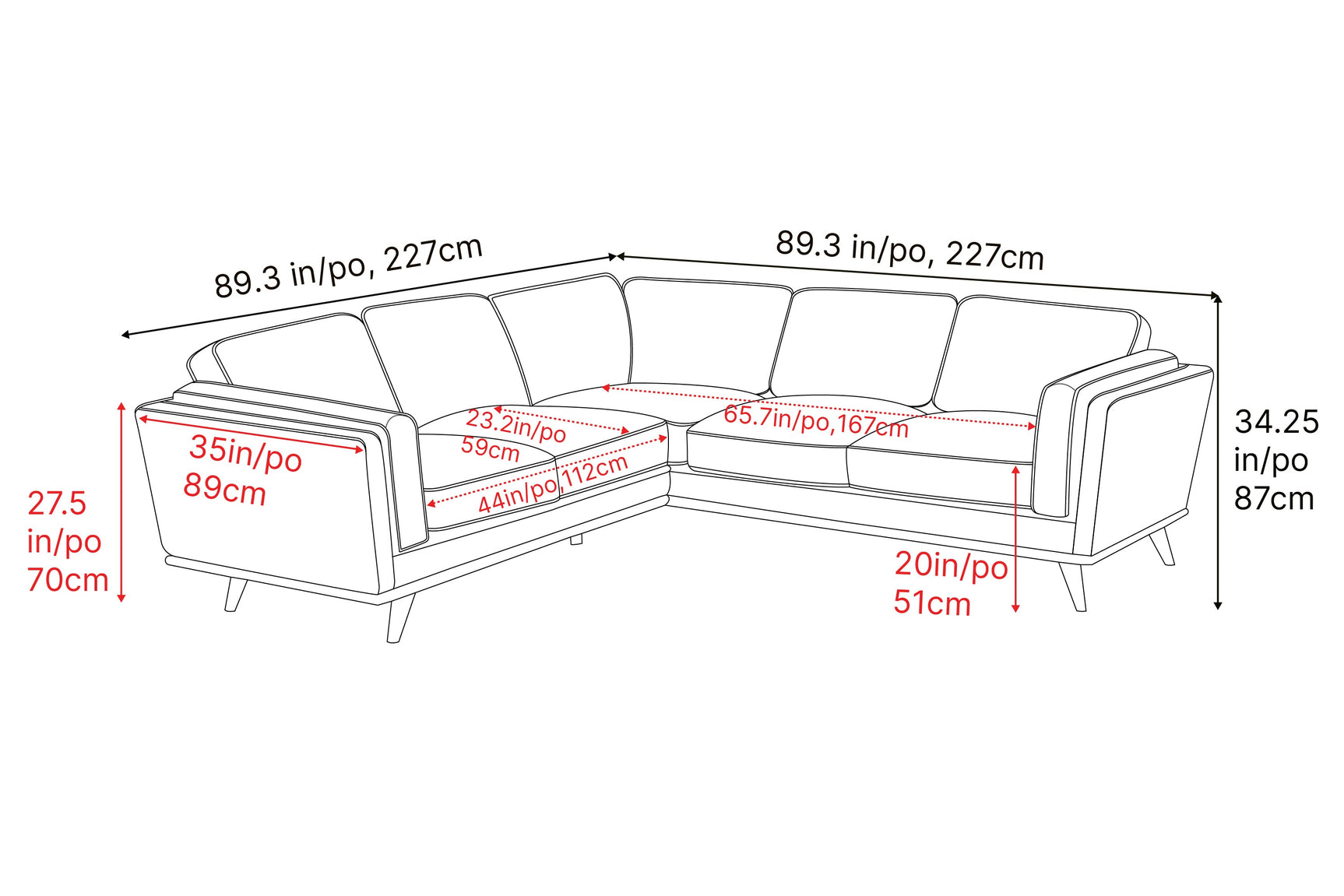 Artisan Leather Corner Sectional Lounge