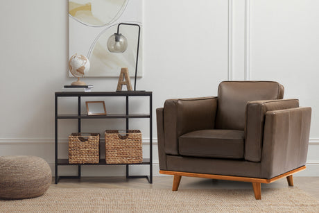 Artisan Leather Accent Chair