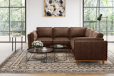 Artisan Leather Corner Sectional Lounge