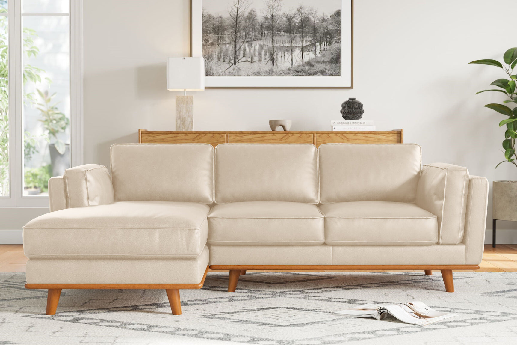 Artisan Leather Sectional Lounge