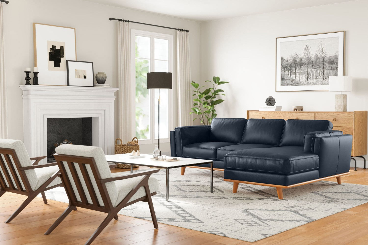 Artisan Leather Sectional Lounge