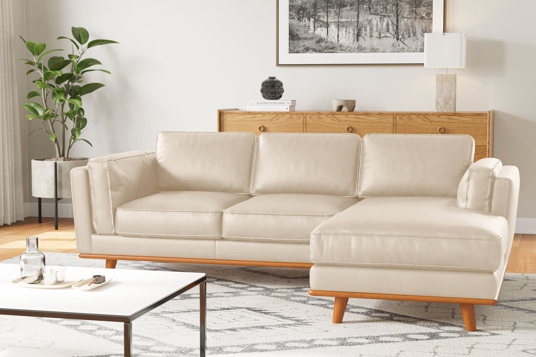 Artisan Leather Sectional Lounge