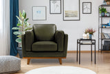 Artisan Leather Accent Chair