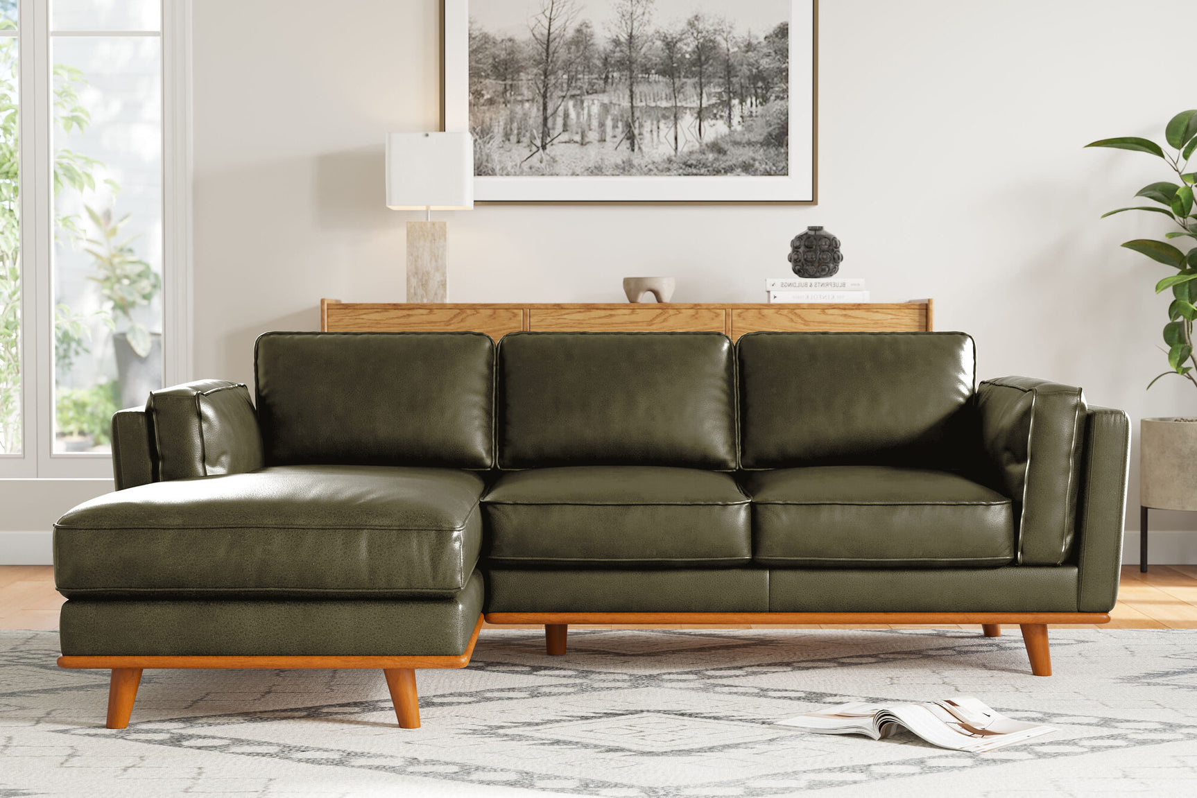 Artisan Leather Sectional Lounge