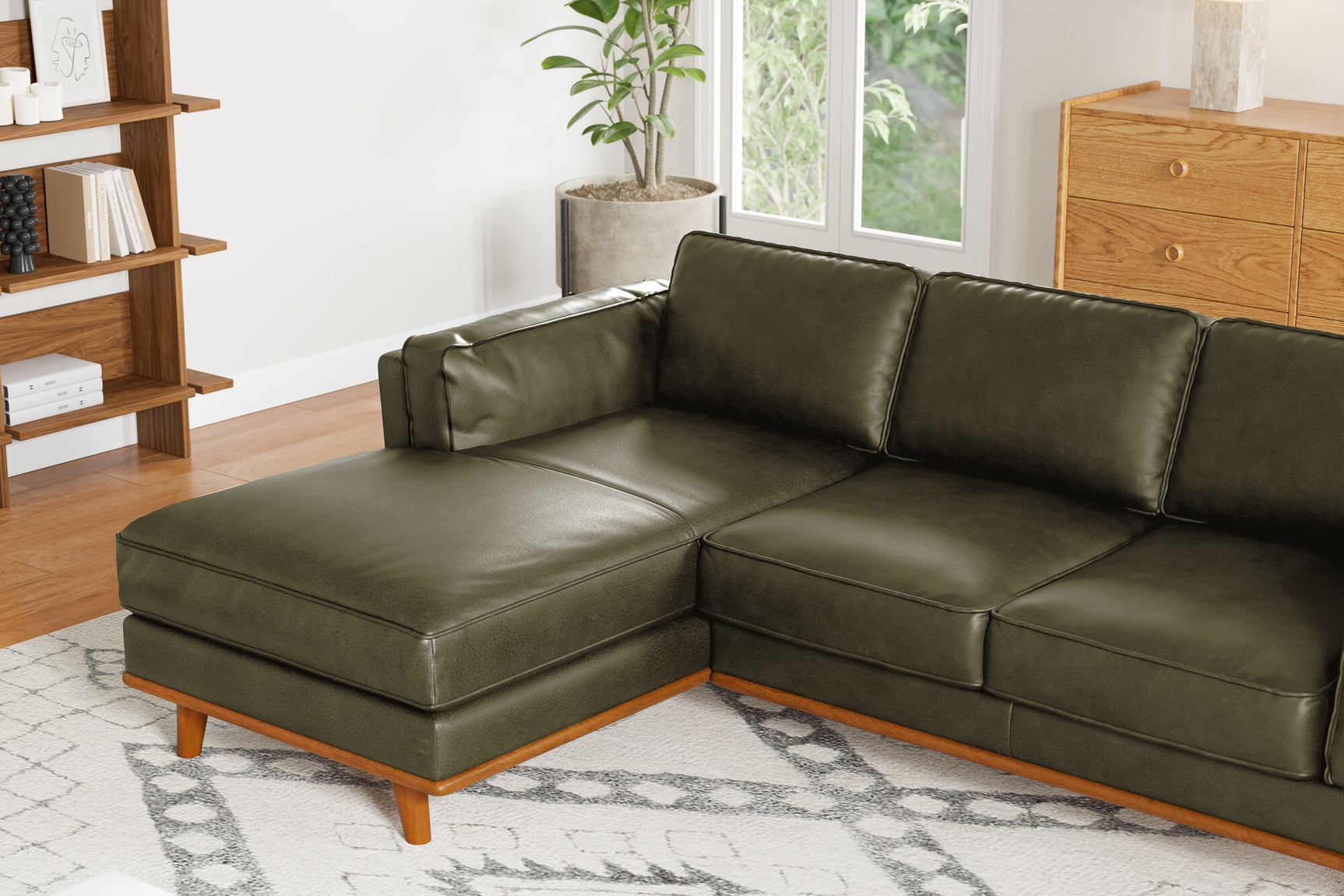Artisan Leather Sectional Lounge