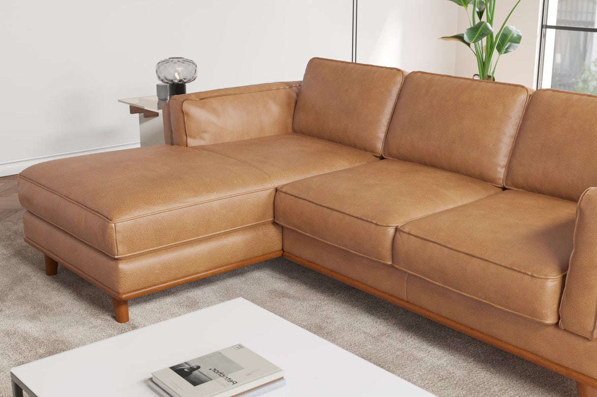 Artisan Leather Sectional Lounge