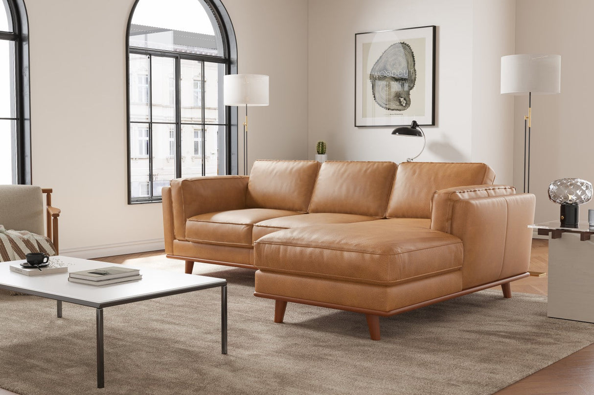 Artisan Leather Sectional Lounge
