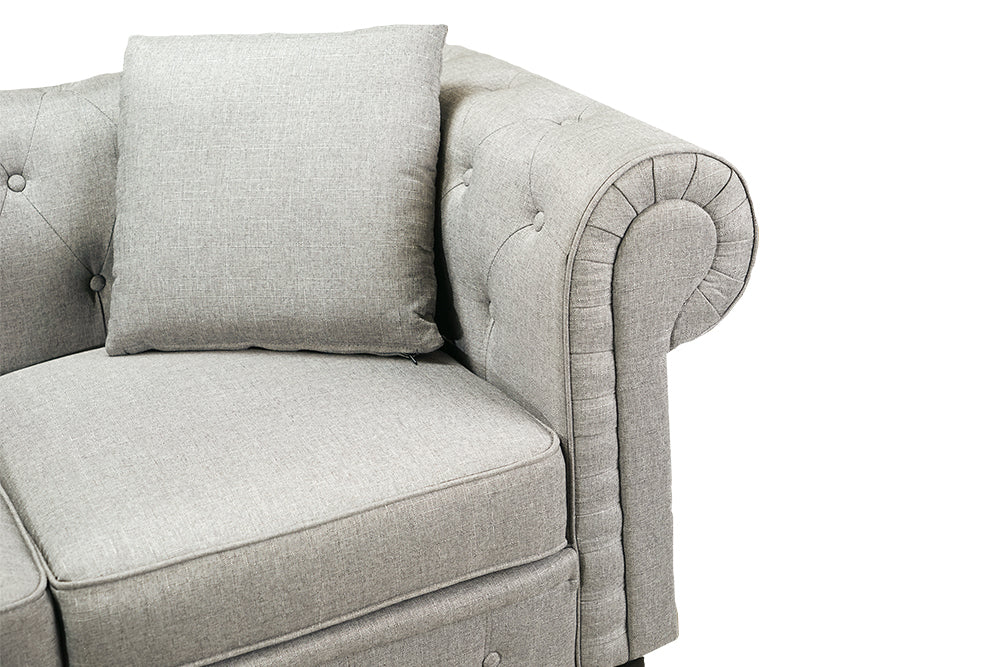 Cerna Fabric Chesterfield Lounge