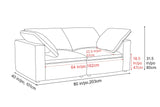 Claire Leather Modular Lounge