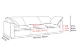 Claire Leather Modular Lounge
