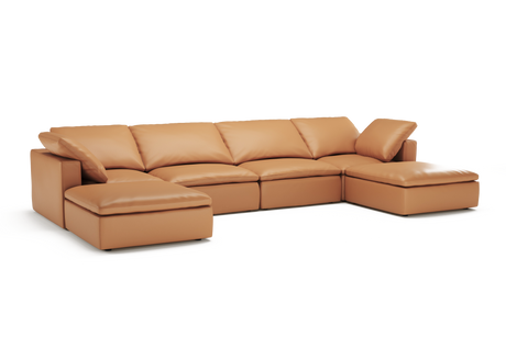 Claire Leather Modular Lounge