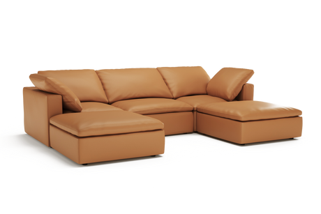 Claire Leather Modular Lounge