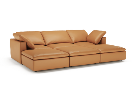 Claire Leather Modular Lounge