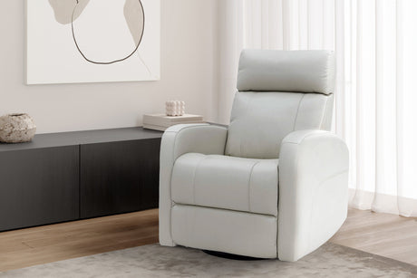 Dayna Leather Swivel Recliner Chair