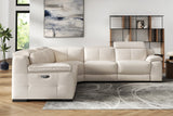 Ellie Leather Corner Sectional Lounge
