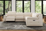 Ellie Leather Corner Sectional Lounge