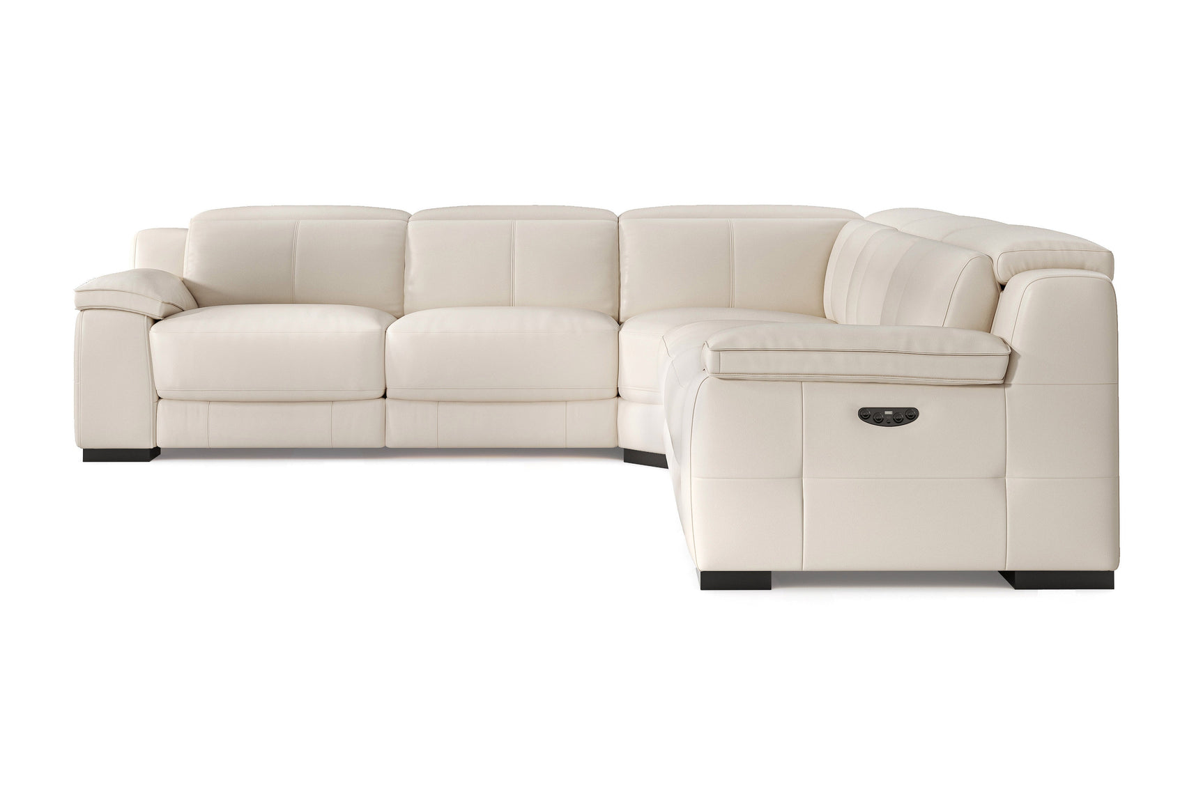 Ellie Leather Corner Sectional Lounge