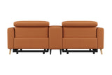Elodie Leather Dual Recliner Lounge with Console