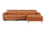 Elodie Leather Recliner Sectional Lounge