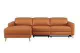 Elodie Leather Recliner Sectional Lounge