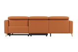 Elodie Leather Recliner Sectional Lounge