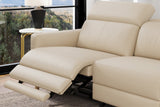 Elodie Leather Dual Recliner Lounge