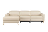Elodie Leather Recliner Sectional Lounge