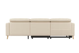 Elodie Leather Recliner Sectional Lounge