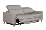 Elodie Leather Dual Recliner Lounge