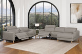 Elodie Leather Recliner Sectional Lounge