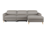 Elodie Leather Recliner Sectional Lounge