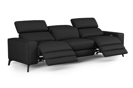 Esther Leather Dual Recliner Lounge