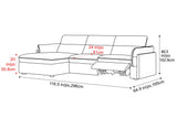 Fernanda Fabric Recliner Sectional Lounge
