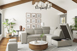 Finn Fabric Sectional Lounge Bed