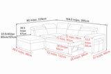 Finn Fabric Sectional Lounge Bed