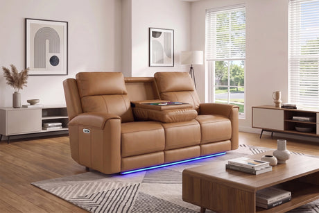 Harbour Immersive Audio Leather Dual Recliner Lounge with Heat & Massage & Ventilation