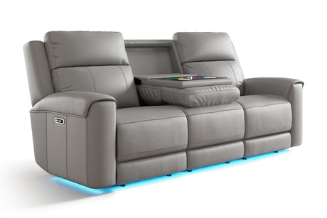 Harbour Immersive Audio Leather Dual Recliner Lounge with Heat & Massage & Ventilation