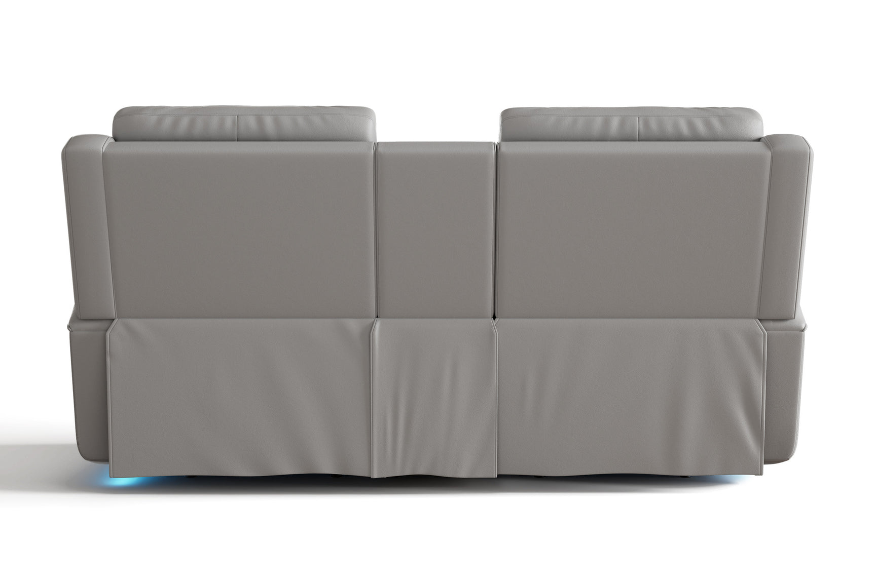 Harbour Immersive Audio Leather Dual Recliner Loveseat Lounge with Console