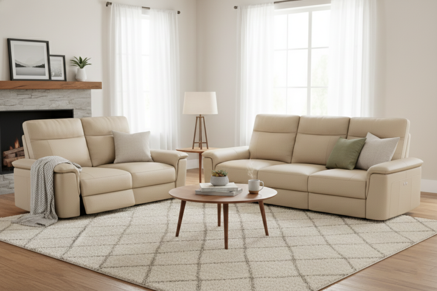 Heidi Leather Recliner Lounge