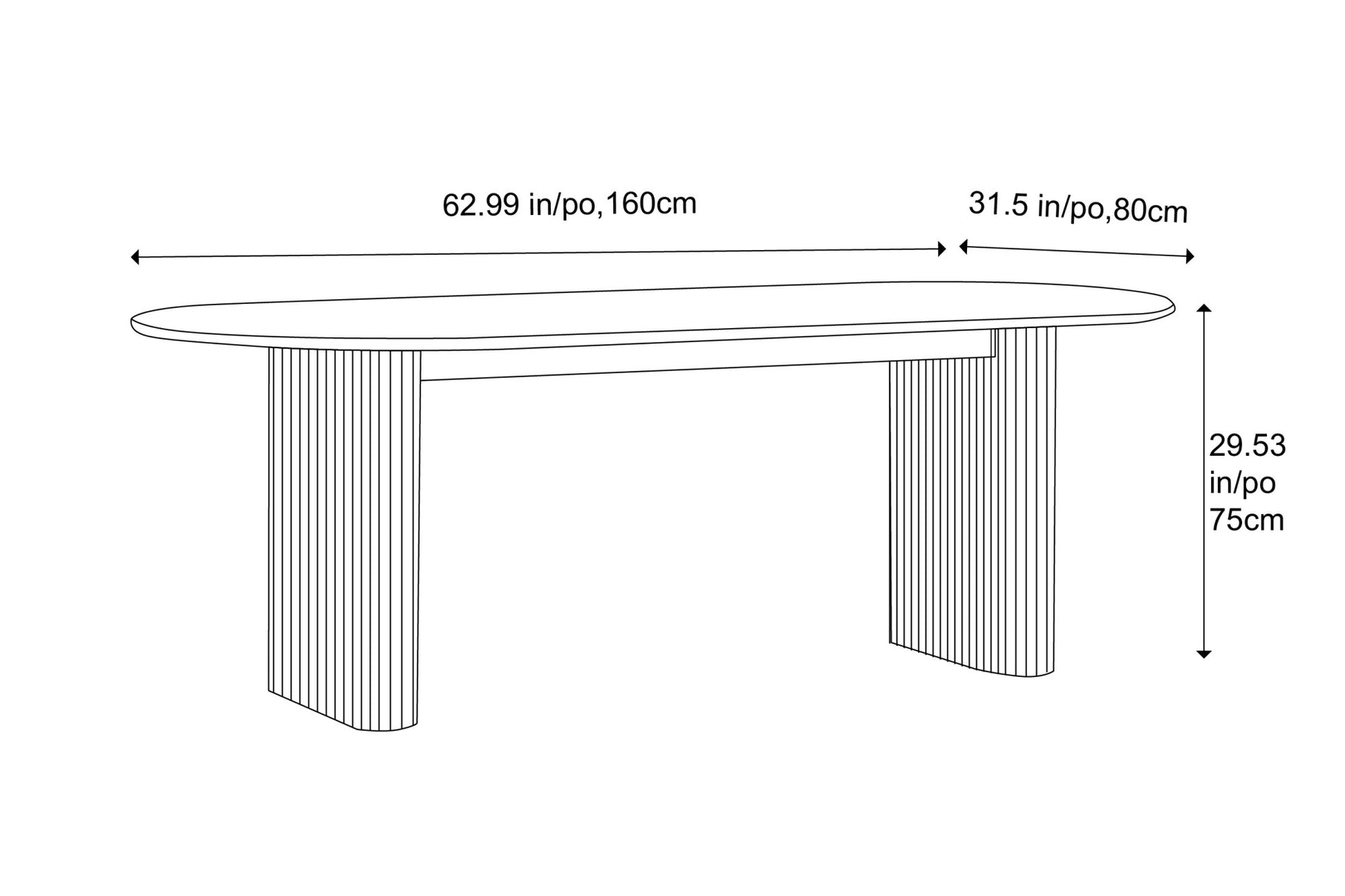 Ignatius Wood Dining Table