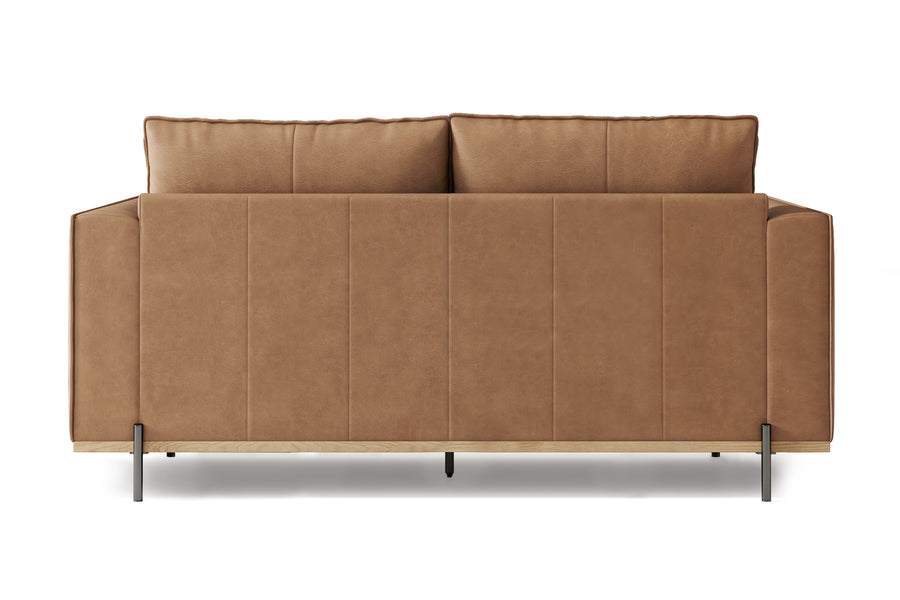 Valencia Imogen Top Grain Leather Loveseat Lounge, Tan