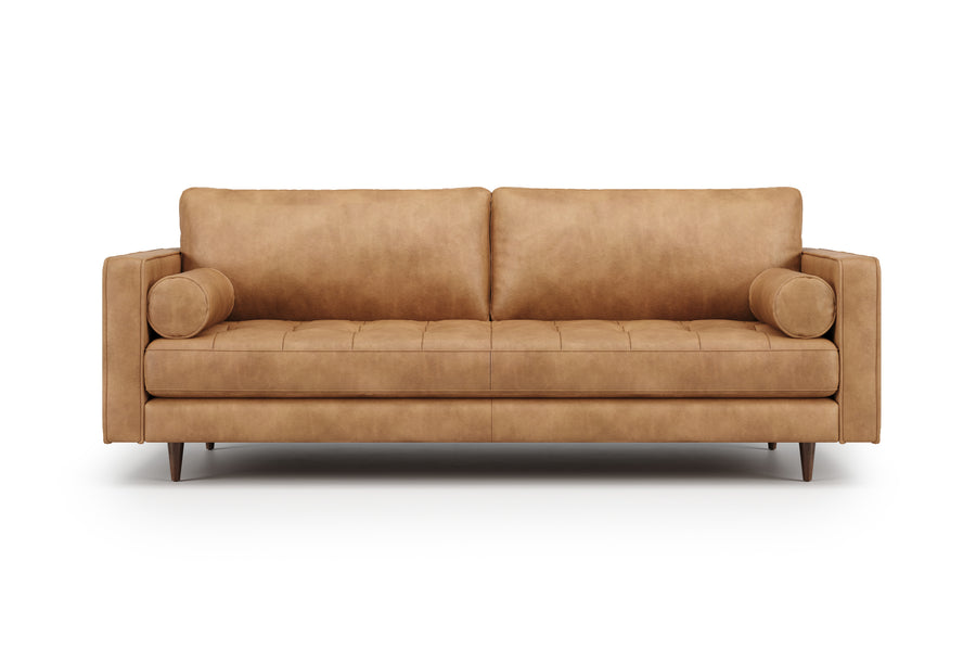 Valencia Isabella Leather Grande Sofa, Tan