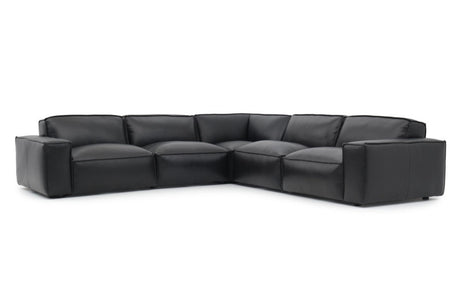 Nathan Leather Modular Corner Sectional Lounge