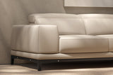 Valletta Leather Corner Sectional Lounge
