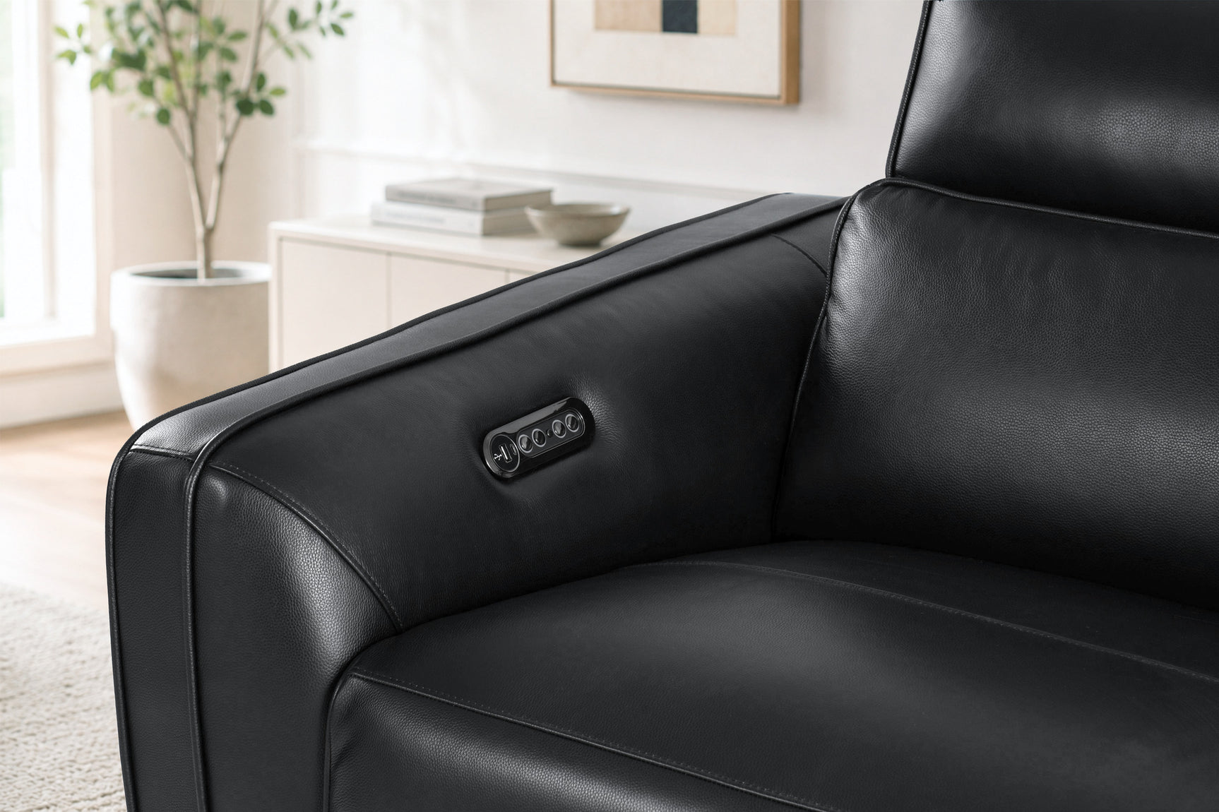 Lesley Leather Recliner Lounge