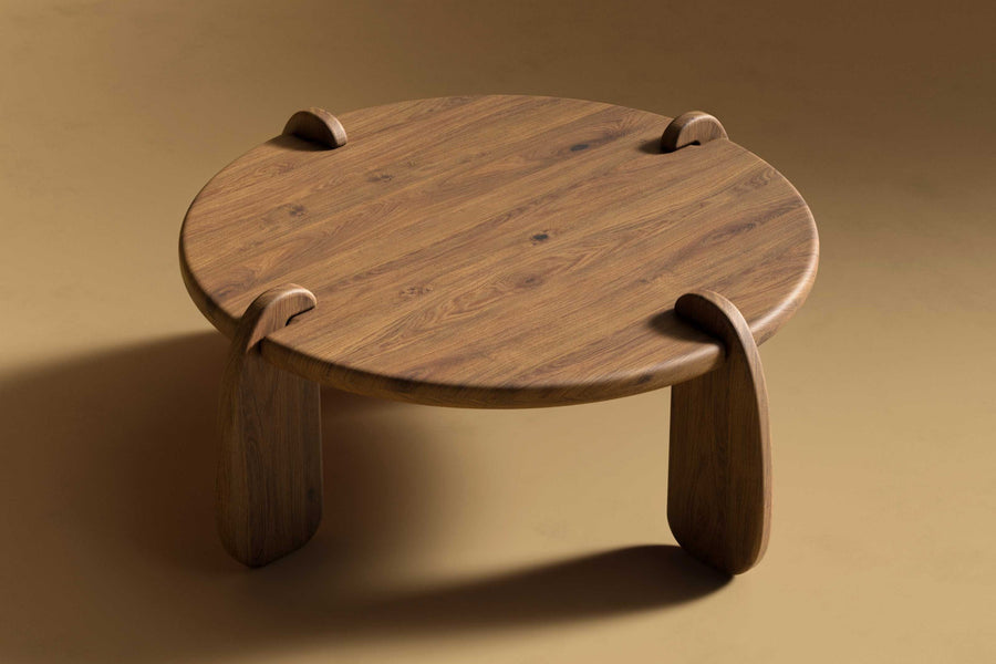 Valencia Ligna Wood Coffee Table, Walnut